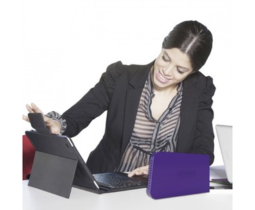 CAJA EXTERNA USB 2.5" SATA PURPLE APPROX