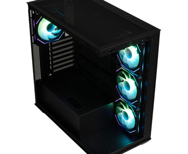CAJA SEMITORRE ATX CETO 300 A-RGB BLACK BITFENIX