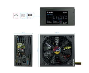 FUENTE ALIM. ATX 600W TOOQ