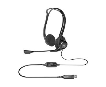 AURICULAR + MICROFONO PC960M SUPRESION DE RUIDO NEGRO LOGITECH