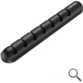 ORGANIZADOR CABLES EN ESPIRAL 5 PUERTOS (2 uds) NEGRO VENTION
