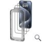 PACK 2 PROTECTORES PANTALLA CRISTAL TEM. IPHONE 15 + HERRAM. ANTIPOLVO VENTION