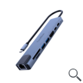 MINI DOCK C81 USB-C (2xUSB3.0/HDMI 4K/USB-C PD/USB-C/1SD-MICROSD/RJ45) COOLBOX