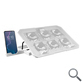 NOTEBOOK COOLER STAND MNBC2W RGB BLANCO MARS GAMING